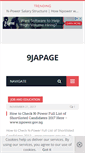 Mobile Screenshot of 9japage.com